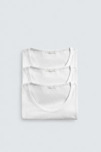 PACK DE 3 T-SHIRTS TANK BÁSICAS