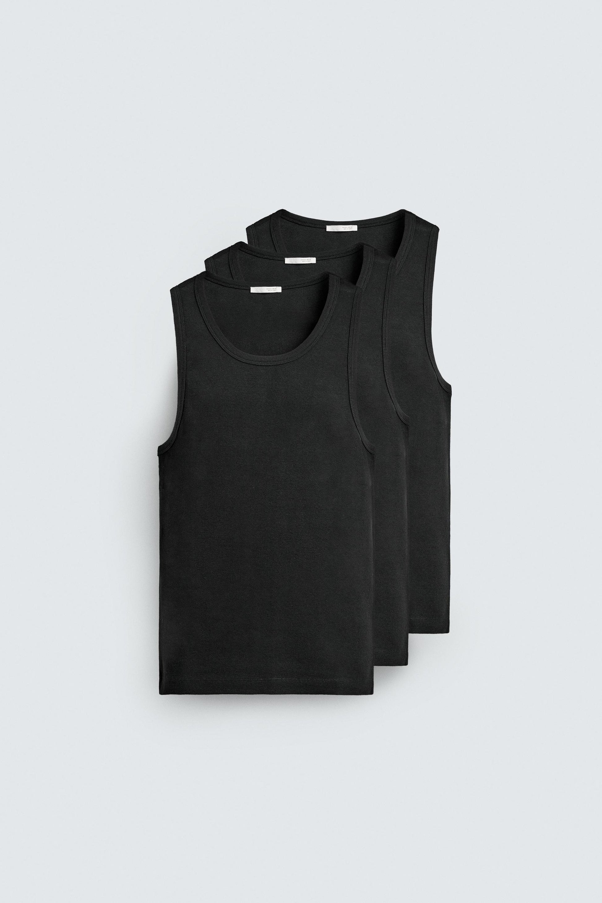 PACK DE 3 T-SHIRTS TANK BÁSICAS