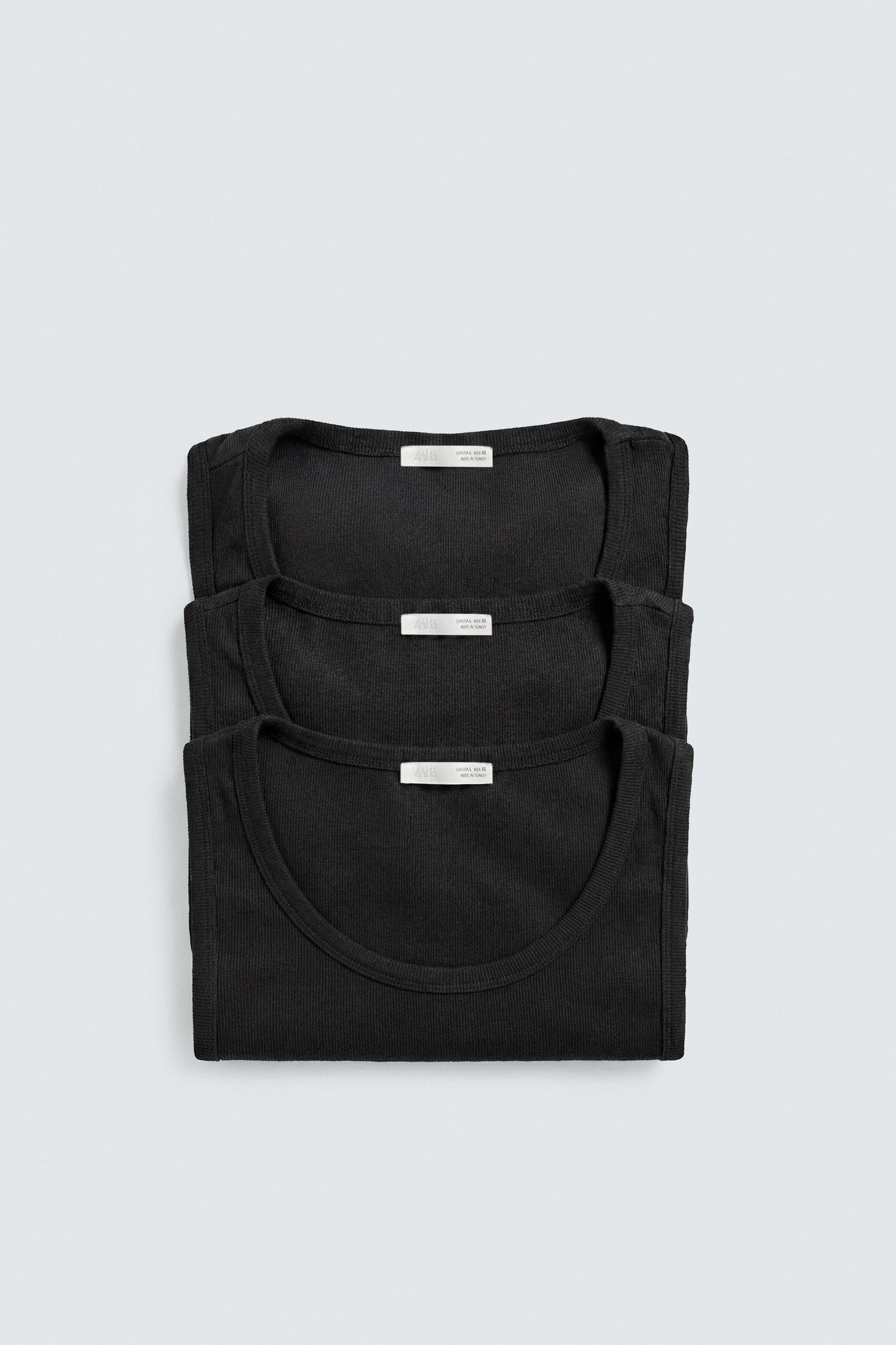 PACK DE 3 T-SHIRTS TANK BÁSICAS