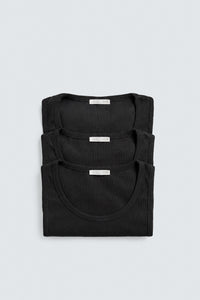 PACK DE 3 T-SHIRTS TANK BÁSICAS