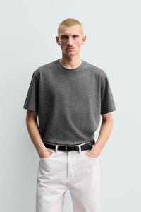 T-SHIRT HEAVYWEIGHT DE MANGA CURTA
