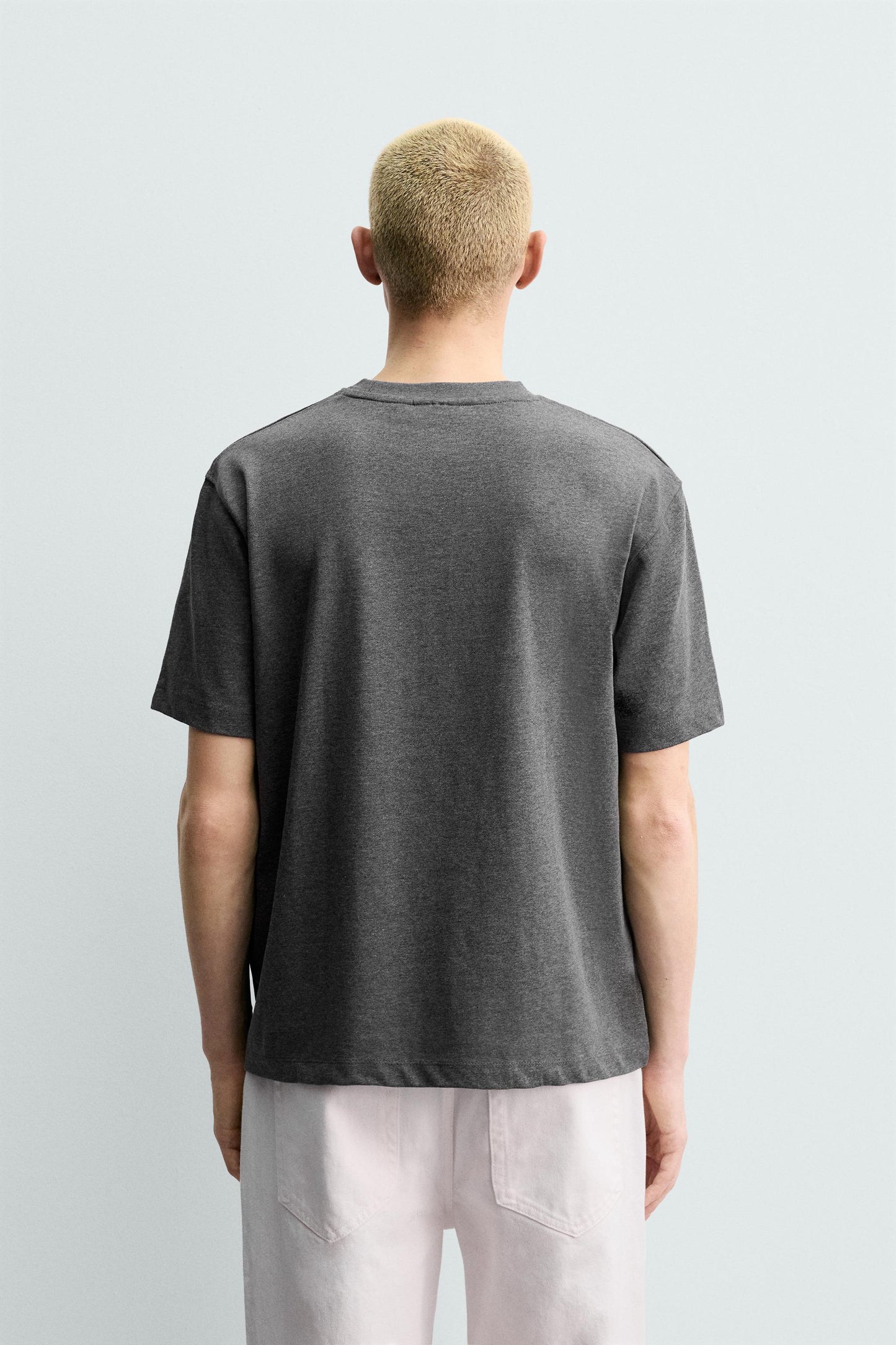 T-SHIRT HEAVYWEIGHT DE MANGA CURTA
