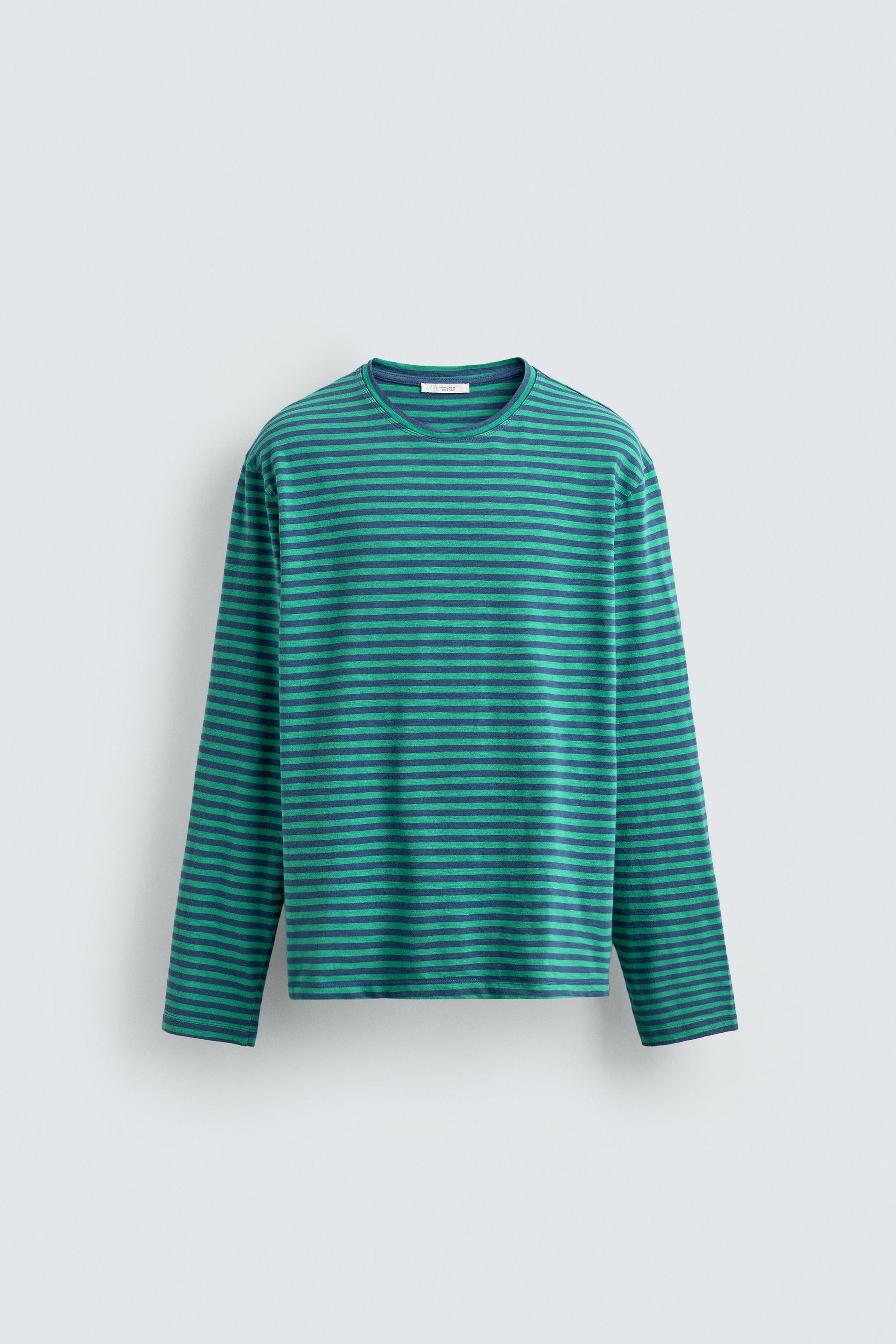 T-SHIRT RELAX FIT JACQUARD ÀS RISCAS