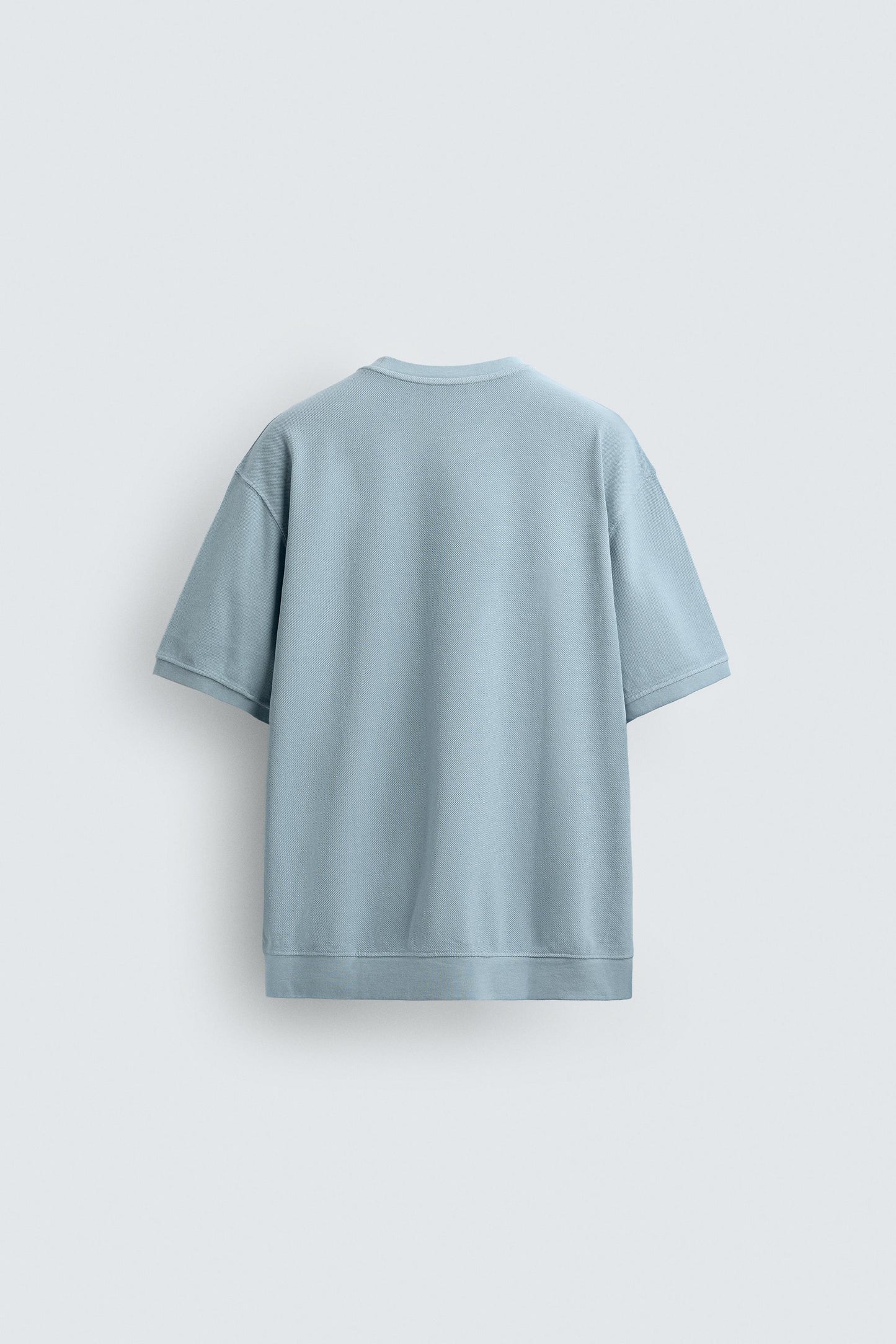 SWEATSHIRT REGULAR FIT ESTRUTURA PIQUÉ