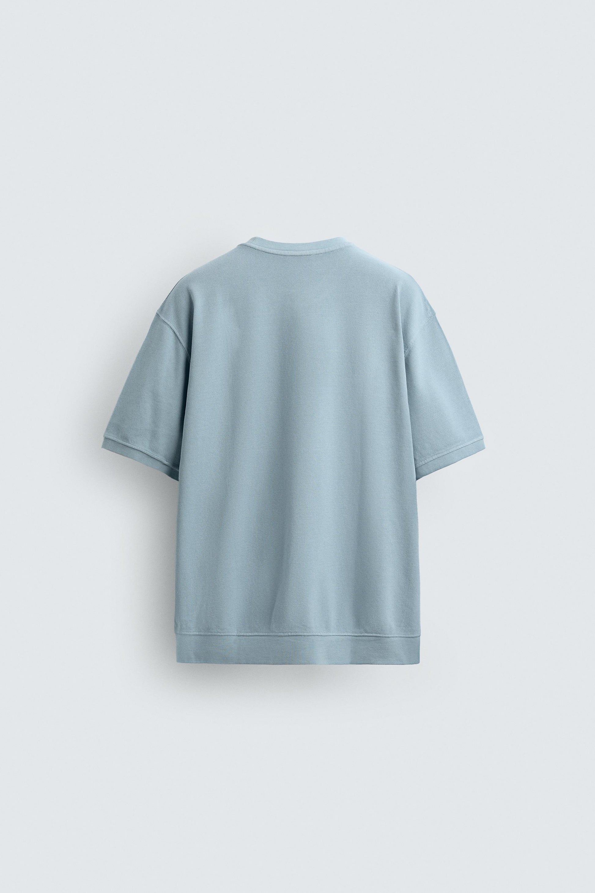 SWEATSHIRT REGULAR FIT ESTRUTURA PIQUÉ
