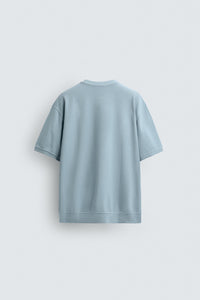 SWEATSHIRT REGULAR FIT ESTRUTURA PIQUÉ