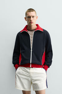 CASACO COLOR BLOCK RETRO
