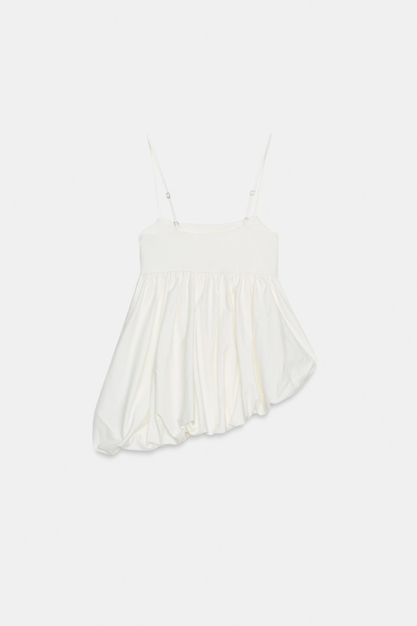 TOP DE ALÇAS BALÃO - Branco-marfim
