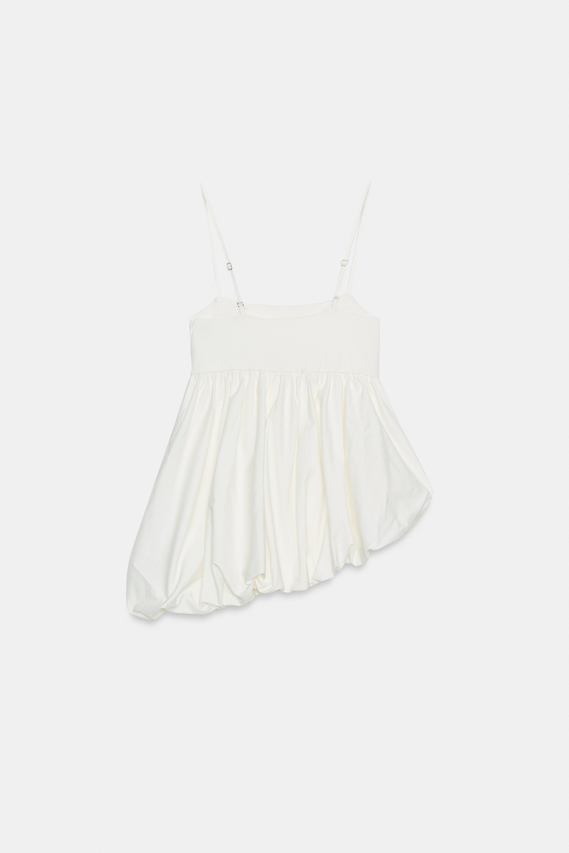 TOP DE ALÇAS BALÃO - Branco-marfim