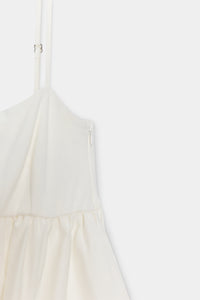 TOP DE ALÇAS BALÃO - Branco-marfim