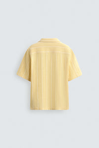 CAMISA REGULAR FIT JACQUARD ÀS RISCAS