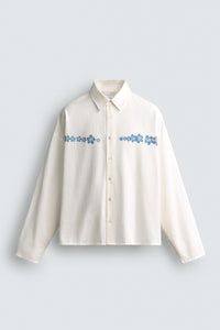 CAMISA RELAXED FIT COM ESTAMPADO DE FLORES
