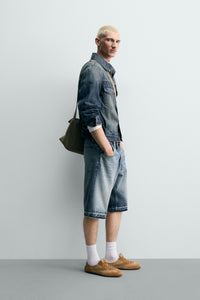 CALÇÕES BERMUDA DENIM RELAXED FIT