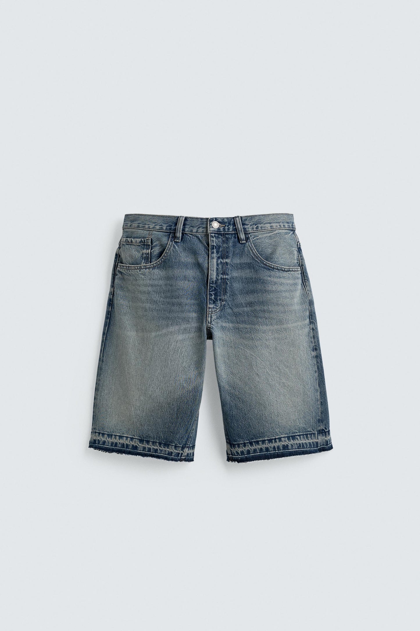 CALÇÕES BERMUDA DENIM RELAXED FIT