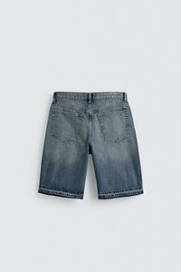 CALÇÕES BERMUDA DENIM RELAXED FIT