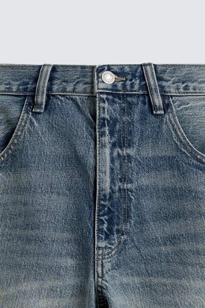 CALÇÕES BERMUDA DENIM RELAXED FIT