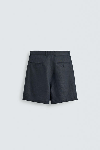 CALÇÕES BERMUDA REGULAR FIT 100% LINHO