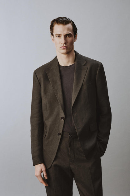 BLAZER DE FATO 100% LINHO