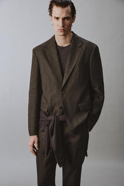 BLAZER DE FATO 100% LINHO