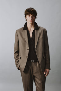 BLAZER DE FATO 100% LINHO