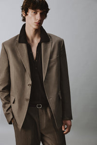 BLAZER DE FATO 100% LINHO