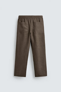 CALÇAS RELAXED FIT 100% LINHO
