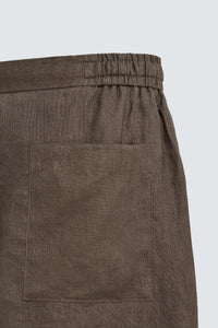 CALÇÕES BERMUDA RELAXED FIT 100% LINHO