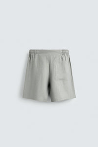 CALÇÕES BERMUDA RELAXED FIT 100% LINHO