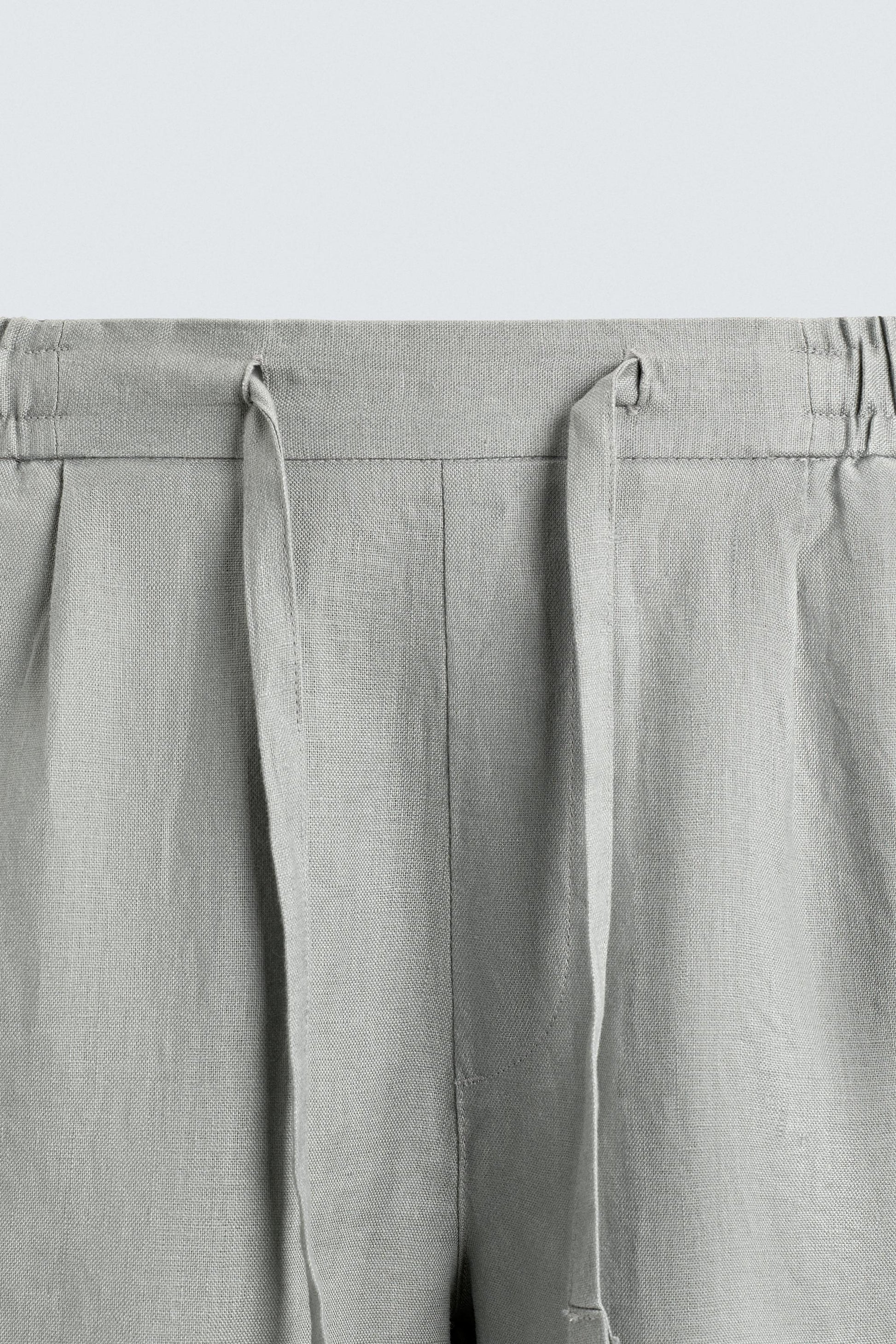 CALÇÕES BERMUDA RELAXED FIT 100% LINHO