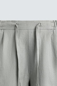 CALÇÕES BERMUDA RELAXED FIT 100% LINHO
