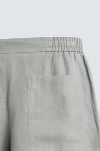 CALÇÕES BERMUDA RELAXED FIT 100% LINHO