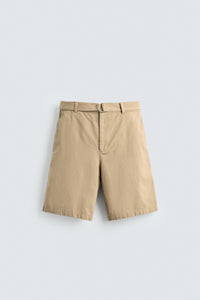 CALÇÕES BERMUDA RELAXED FIT COM CINTO