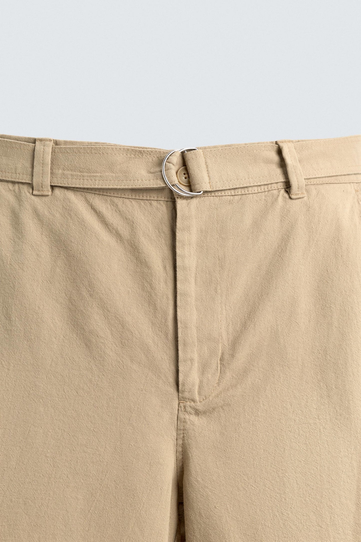 CALÇÕES BERMUDA RELAXED FIT COM CINTO
