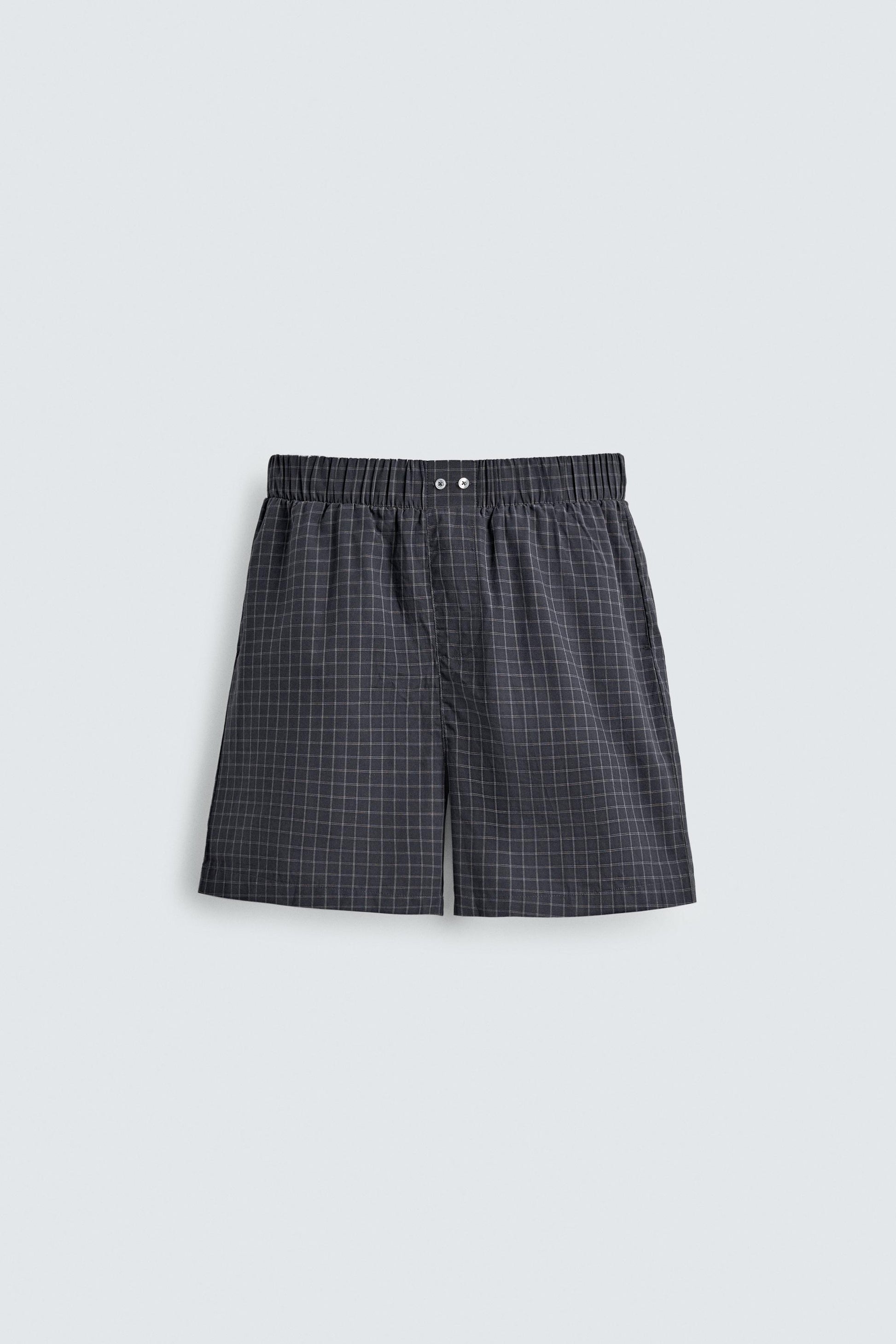 CONJUNTO DE PIJAMA COMBINADO BERMUDA XADREZ