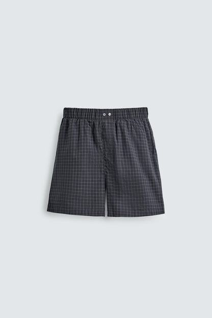 CONJUNTO DE PIJAMA COMBINADO BERMUDA XADREZ