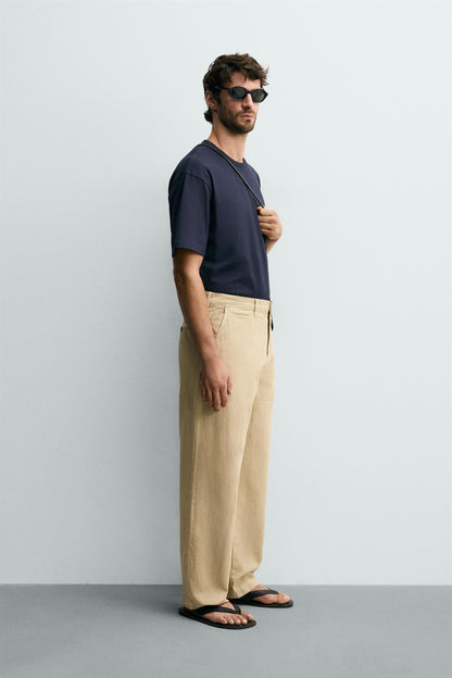 CALÇAS CHINO STRAIGHT FIT