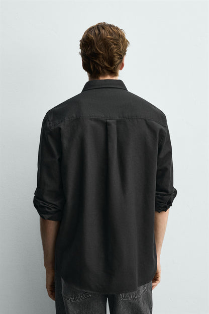 CAMISA REGULAR FIT LINHO - ALGODÃO