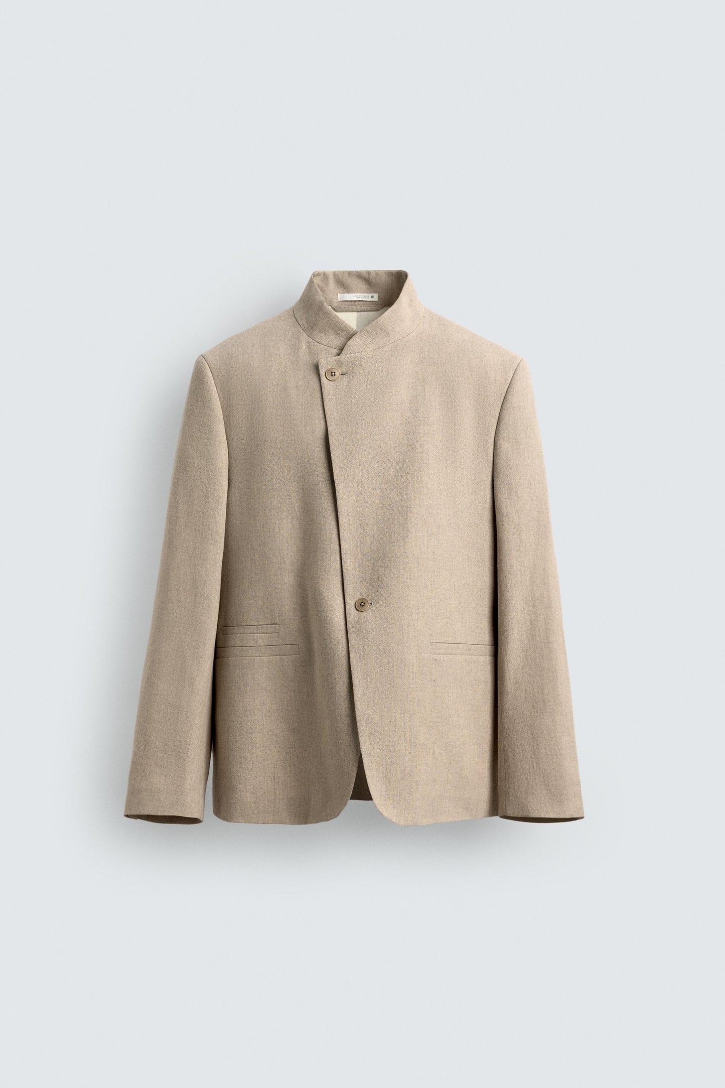 BLAZER DE LAPELA CRUZADA FATO RELAX FIT