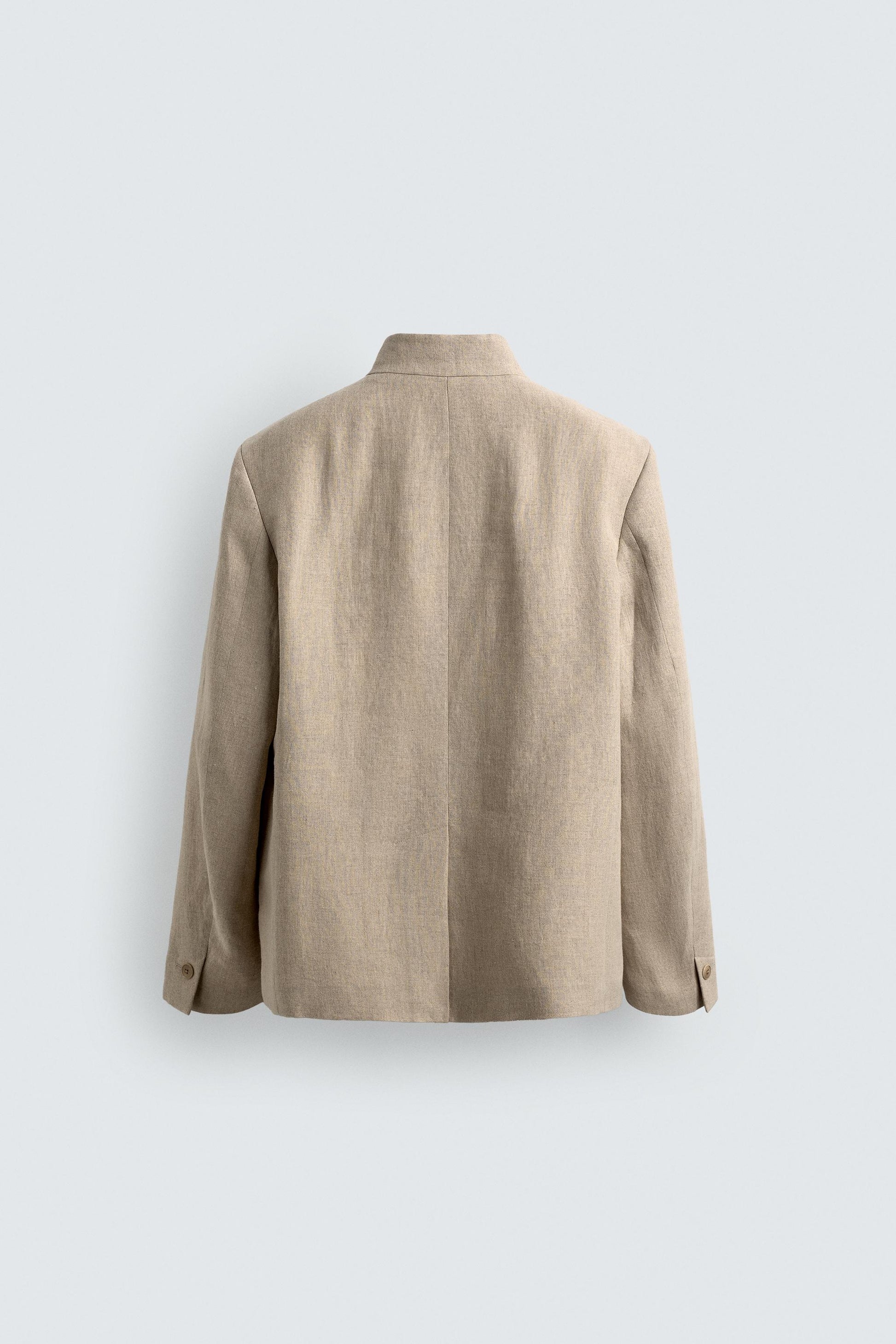 BLAZER DE LAPELA CRUZADA FATO RELAX FIT