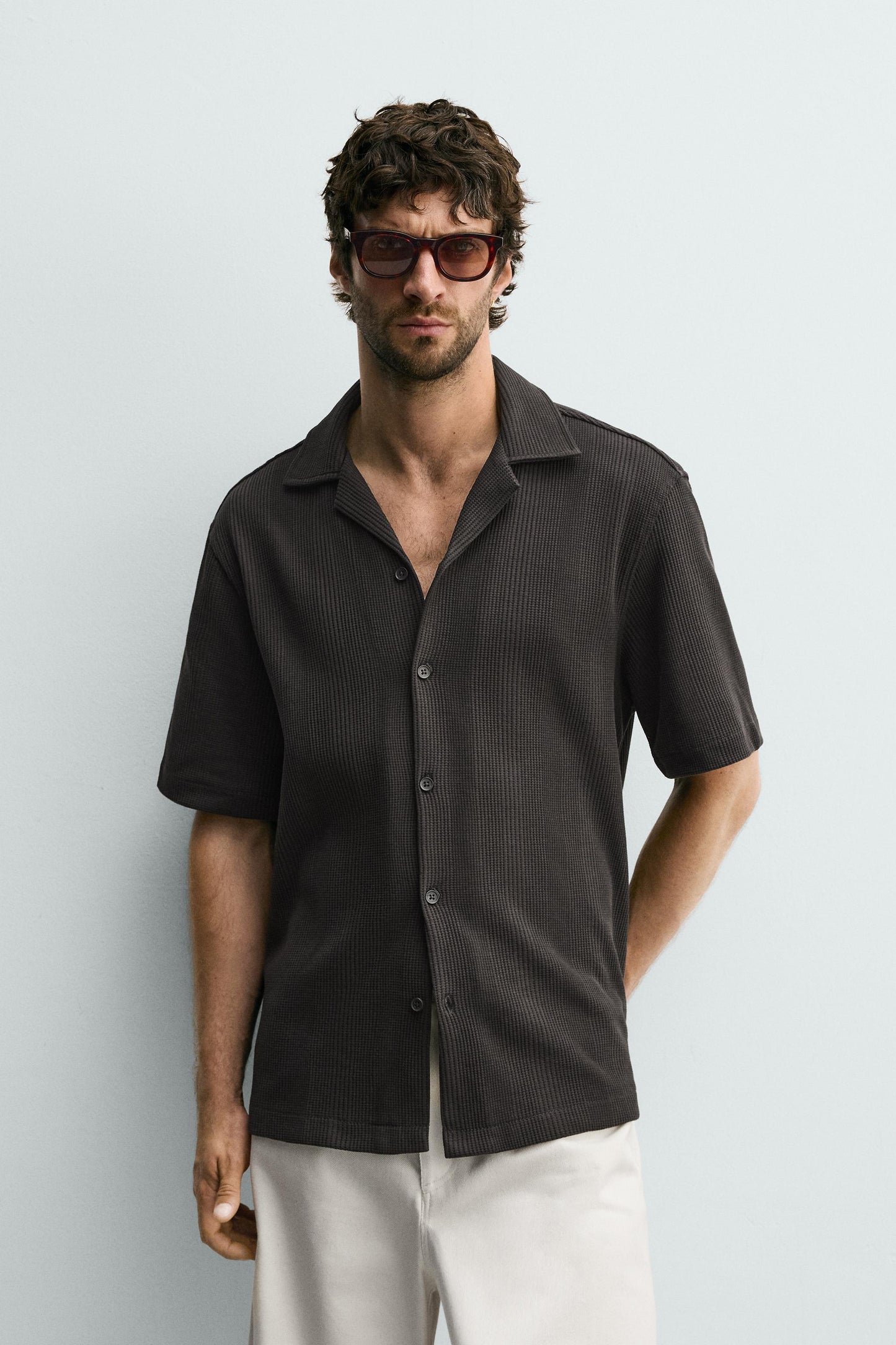CAMISA REGULAR FIT COM ESTRUTURA