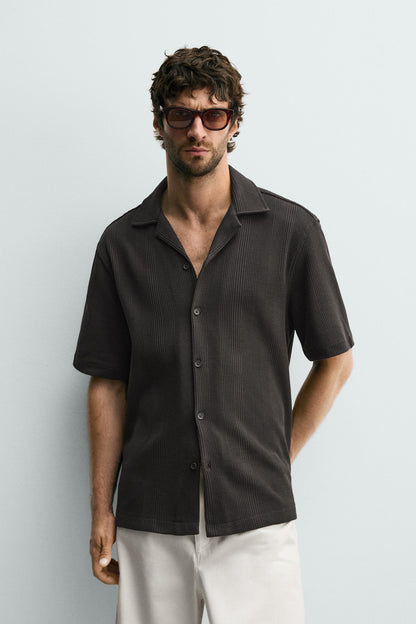 CAMISA REGULAR FIT COM ESTRUTURA