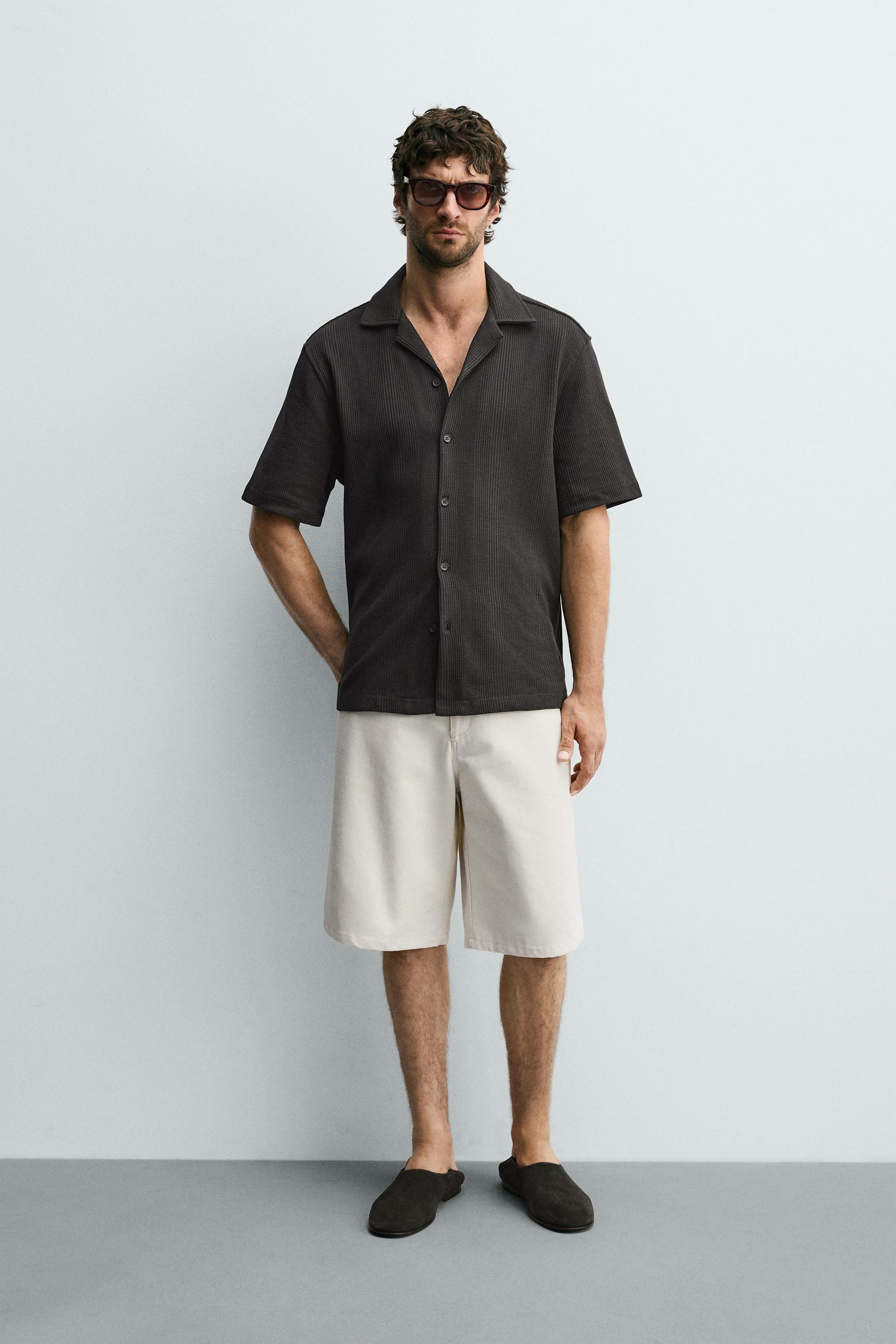 CAMISA REGULAR FIT COM ESTRUTURA