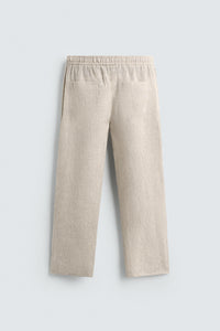 CALÇAS RELAXED FIT 100% LINHO