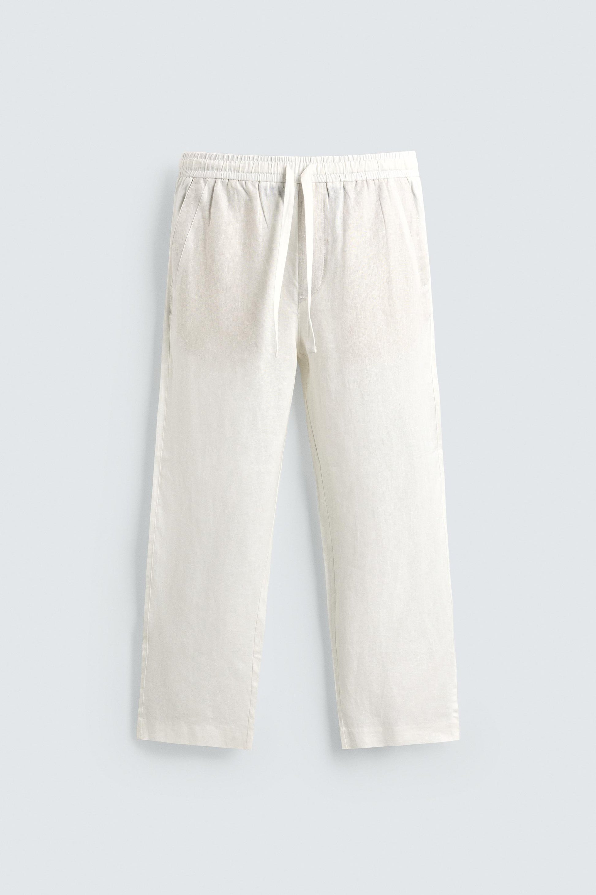 CALÇAS RELAXED FIT 100% LINHO