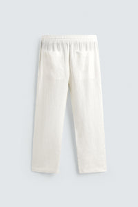 CALÇAS RELAXED FIT 100% LINHO