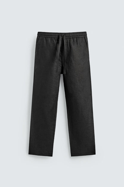 CALÇAS RELAXED FIT 100% LINHO
