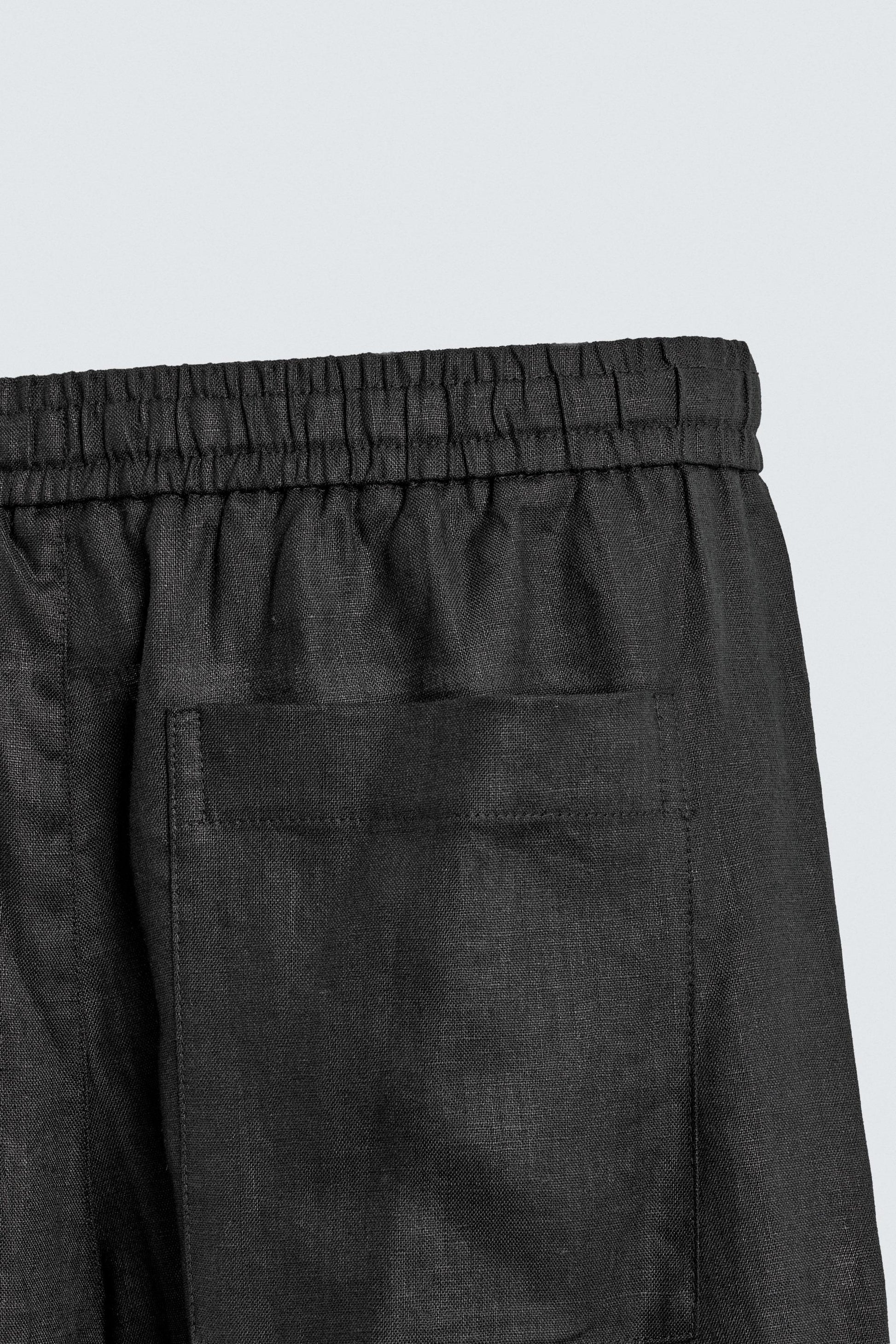 CALÇAS RELAXED FIT 100% LINHO