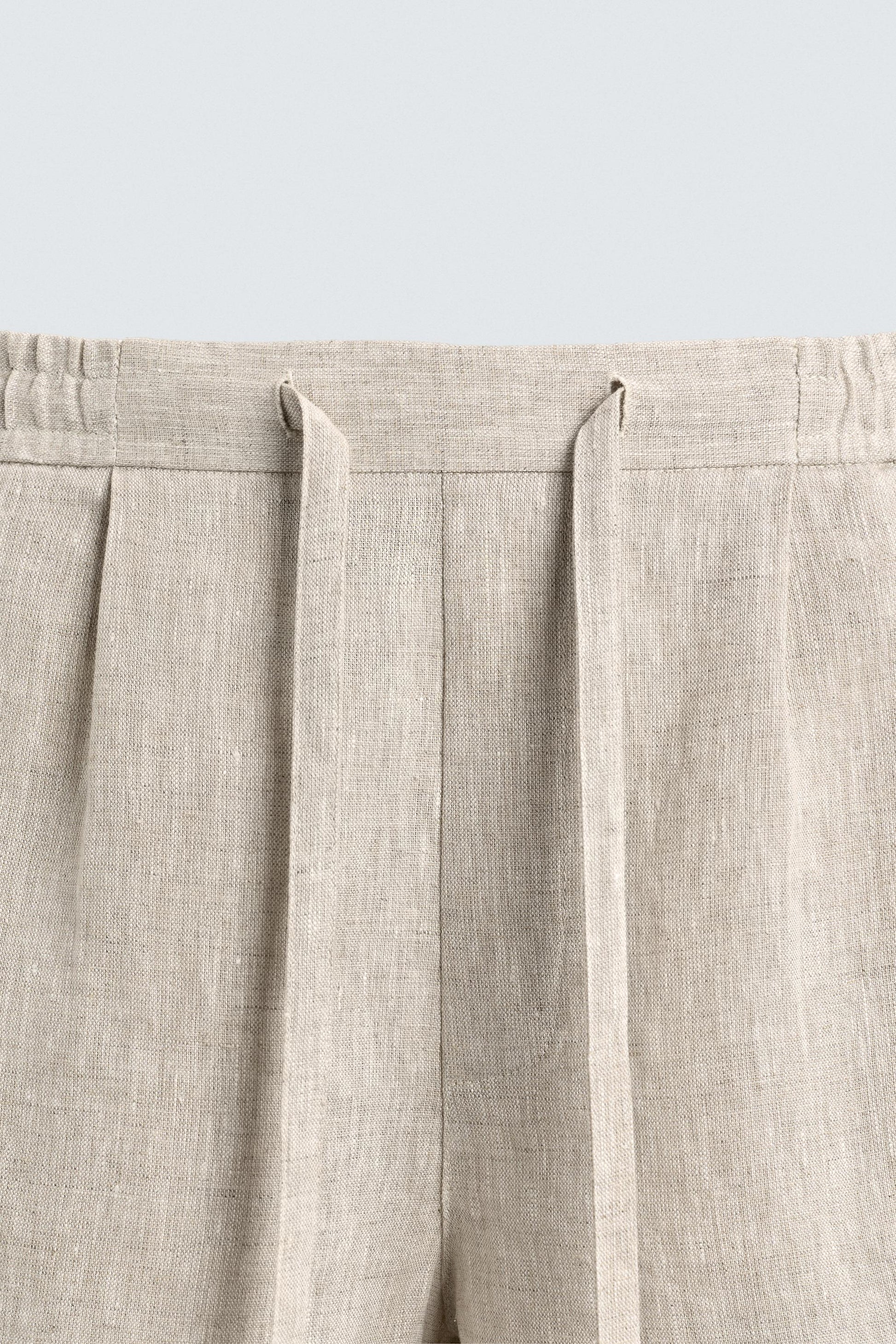 CALÇÕES BERMUDA RELAXED FIT 100% LINHO