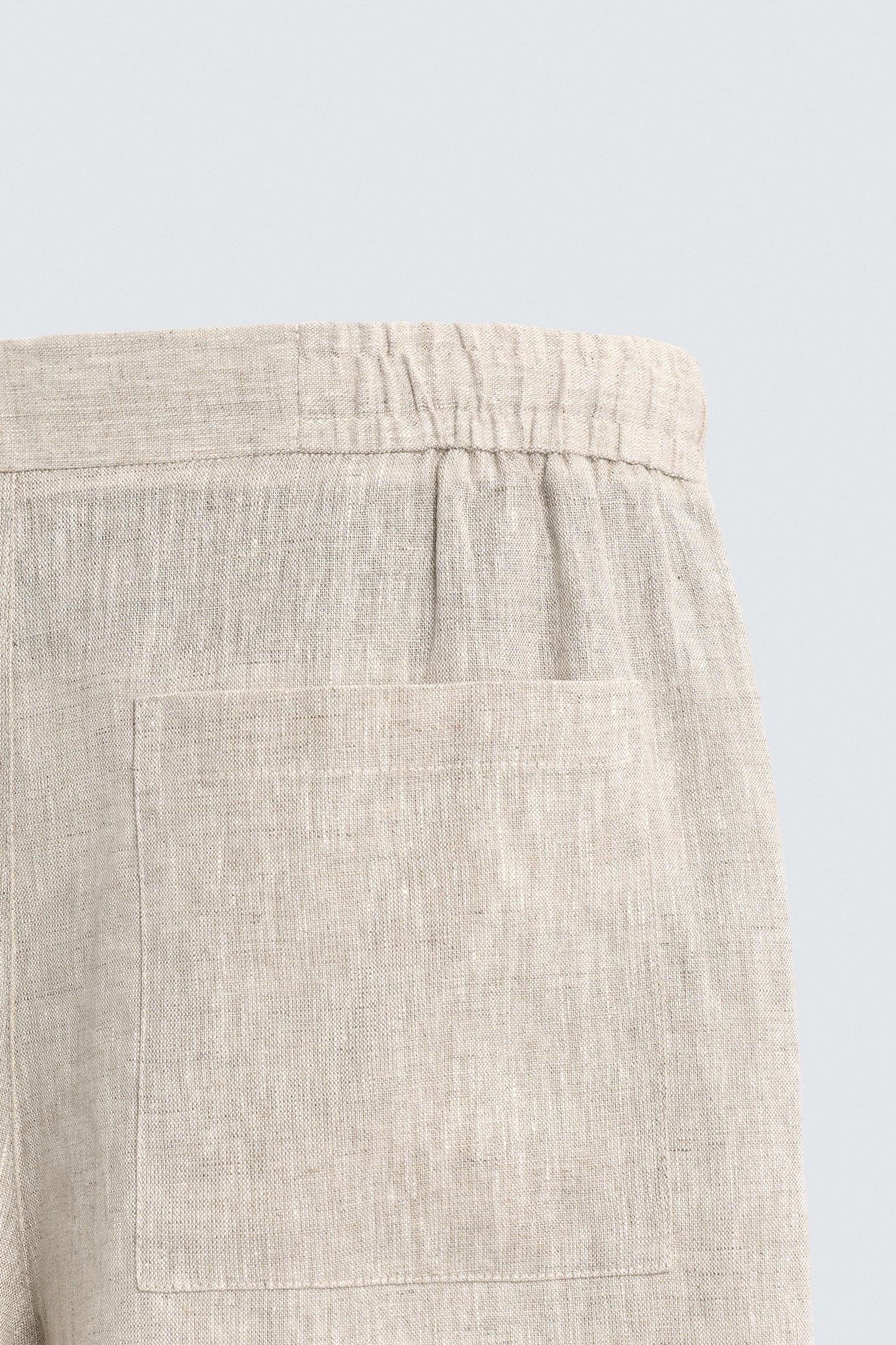 CALÇÕES BERMUDA RELAXED FIT 100% LINHO