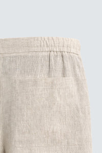 CALÇÕES BERMUDA RELAXED FIT 100% LINHO